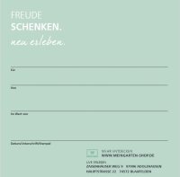 Einkaufsgutschein / Gutschein - Freude schenken 50 EUR